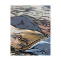 Garter Snake Rock Art Poster — Reflections of the Rock River Mural Prints